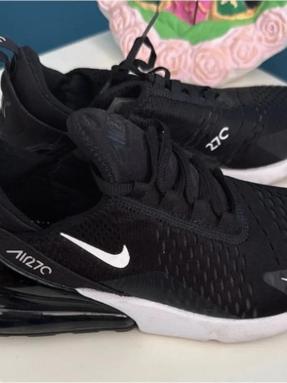 Nike Black and White Men's Running Sneakers